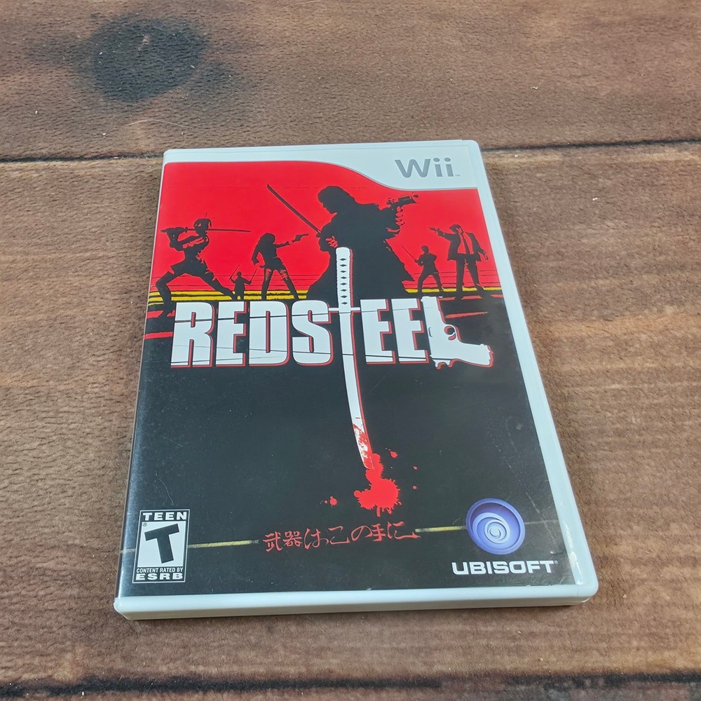 Ubisoft Red Steel Nintendo Wii NTSC White Excellent CIB Manual Katana Action